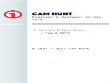 Tablet Screenshot of cameron.io
