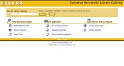 Desktop Screenshot of libinfosource.cameron.edu