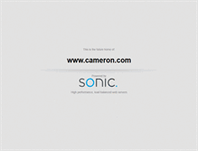 Tablet Screenshot of cameron.com