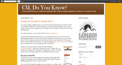 Desktop Screenshot of doyouknow.cameron.edu